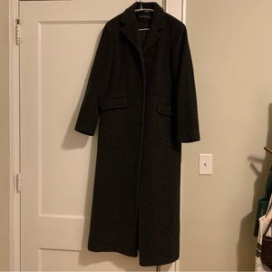ANNE KLEIN Long Wool Coat
